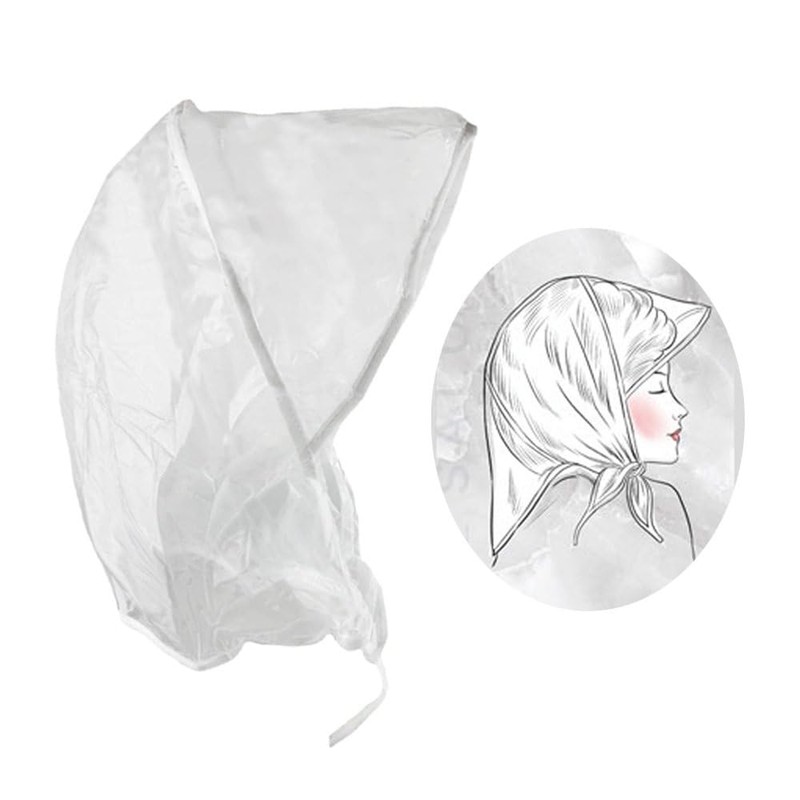 eMKay® Pack of 3 Clear Plastic Rain Hood with Visor