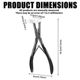 Tape-In Hair Extensions Pliers, Hair Sealing Pliers for Textensions Tape, Real Hair Extensions Styling Tool Hair Extensions for Salon Professional Installation