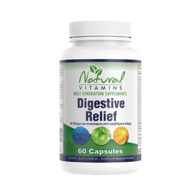 Natural Vitamins Digestive Relief, 60 Caps