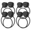 FORE 4-Pack 2-Feet/ 60cm 45-Degree Symmetry Angled MIDI Cable with