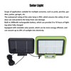 Solar Light Rotatable Panels Rechargeable Battery Motion Sensor Function Waterproof