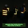 PATIKIL Reflective Safety Vest, 2 Pack Hi-Vis Safety Vests, Adjustable