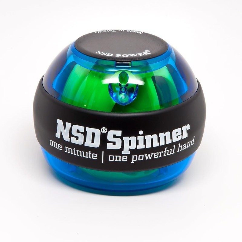 NSD Essential Crystal Spinner Gyro Ball | Grip Strengthener for