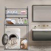 ACNAO Laundry Room Shelf, 3-Tier Adjustable Washing Machine and Dryer
