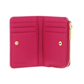 Coccinelle Metallic Soft Credit Card Holder New Fucsia, New Fucsia