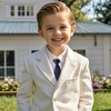 Vxcbad Plain Tie Children's Boys Tie for Weddings, Graduations and
