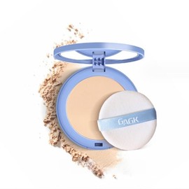 Oil Control Matte Perfection Face Pressed Powder - Waterproof, Long-Lasting, and Smooth Flawless Finish (01#Ivory, 1Pc)