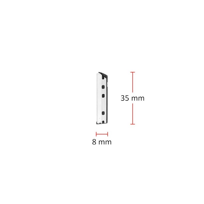 Zwilling Replacement Blades for Facial Hair Razors (Pack of 4),