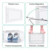 Zapatos Apilables Tatee XG02 Estantes Plasticos Transparentes 10 Piezas Blanco