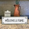 Home Wood Signs (Medium - Wood And Metal, Welcome To