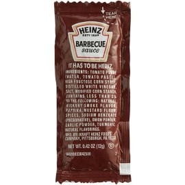 Heinz  Heinz 12 Gram BBQ Sauce Portion Packets - 200/Case - Heinz 12 Gram BBQ Sauce Portion Packets