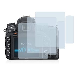6x Screen Protector for Nikon D750 Protection Film - Crystal-Clear, Bubble-Free