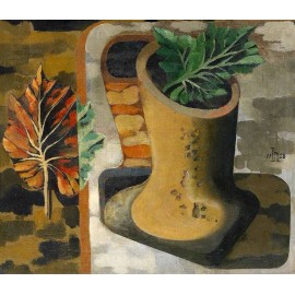 Heinrich Hoerle : The Leaf : Archival Canvas Art