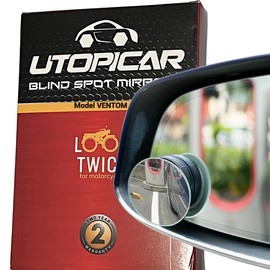 Blind Spot Rearview Car Mirror - New Suction Convex Rear View Side Mirrors for Car - Automotive Exterior Accessories for women and men - Blindspot Mirrors (2 Pack)