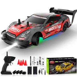 EversaleT RC Drift Car 1/20 Scale 2.4GHz 4WD Remote Control Car with Led Lights 22KM/H High Speed Rechargeable Batteries Racing Sport Cars RC Cars for Kids Boys Girls Adults Gifts Birthday Christmas