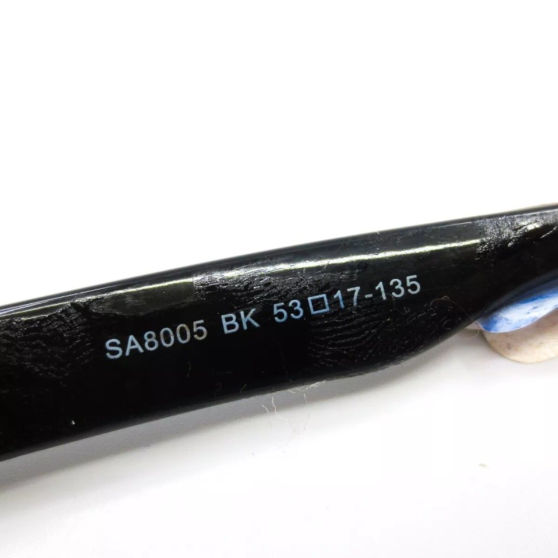 SALSA SA8005 BK Black Womens Square Full Rim Eyeglasses 53-17-135