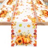 DPKOW Autumn Decorations, Maple Leaves Table Runner Placemats, Autumn Table