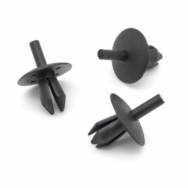 VVO Fasteners- Black Plastic Front Bumper & Trim Fastener Clips