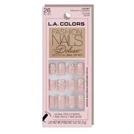 L.A. COLORS Fashion Nails Deluxe, Princess Charming CNT661
