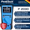 PeakTech 2030 - True RMS 1000V Digital Multimeter 6,000 Counts
