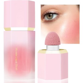 Liquid Blush Makeup, Soft Cream Blushers for Cheeks Make Up, Blush Stick Natural Looking Color Long-Wearing Smudge Proof, Waterproof Lightweight Blush Makeup, Cream Blusher for Mature Skin (Mystery)