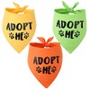 Adopt Me - Bandana para perros, Paquete de 3
