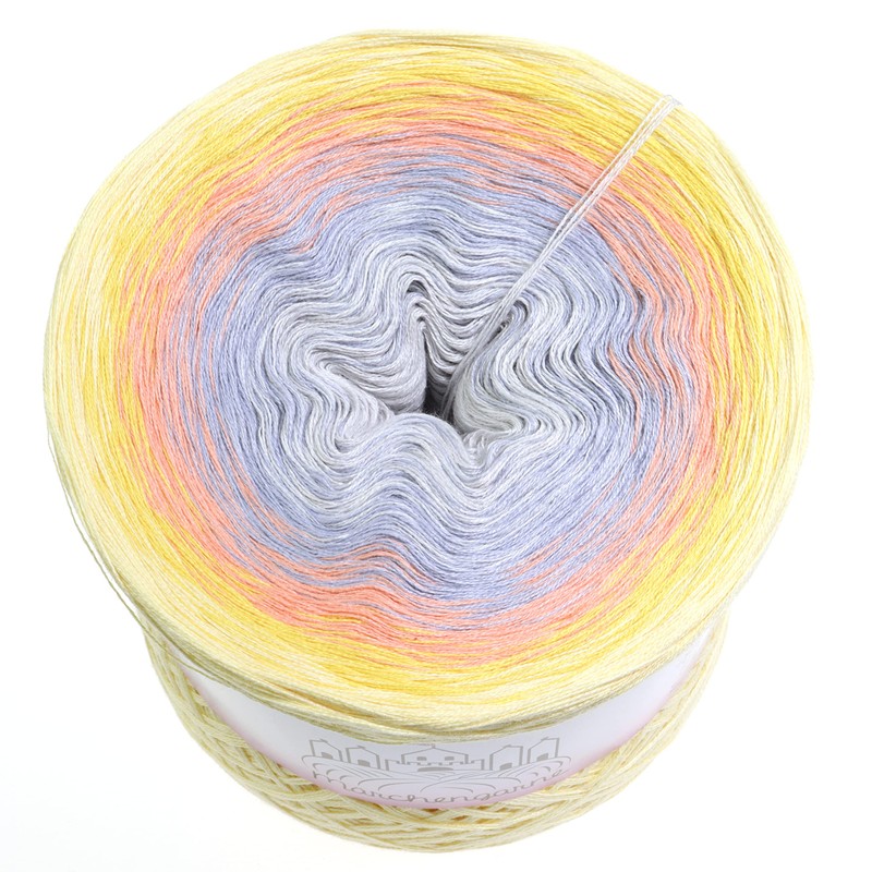 Sunny Gradient Yarn Vanilla Exterior 200 g 4-Ply Bobbel Wool