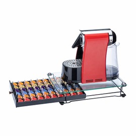 Nespresso Originaline Capsule Holder Drawer for Coffee Pod Storage With Glass For Cabinet Originaline Pod Rack For Counter(Class-60 Pods)