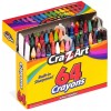 Cra-Z-Art Crayons Bulk Pack 64 Count Built in Sharpener Back