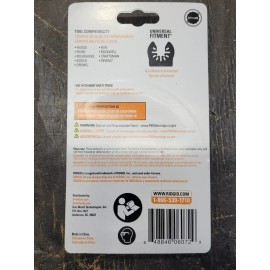 RIDGID Oscillating  multi tool flush cut blade