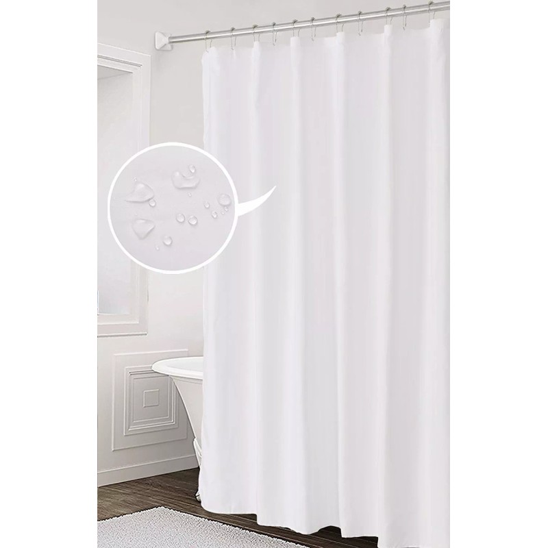 N&Y Home 70 X 72 N&Y Home Fabric Shower Curtain