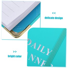 NUOBESTY Convenient Spiral Notebook for Students and Office Use Lined Notebook Minimalist Design for Writing Planning and Daily Tasks Lake