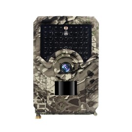 PR200 Pro 1080P Waterproof Trail Camera Hunting Camera with 49 Infrared LEDs Sensors Outdoor Night Vision 16MP Camera for Wildlife Monitoring