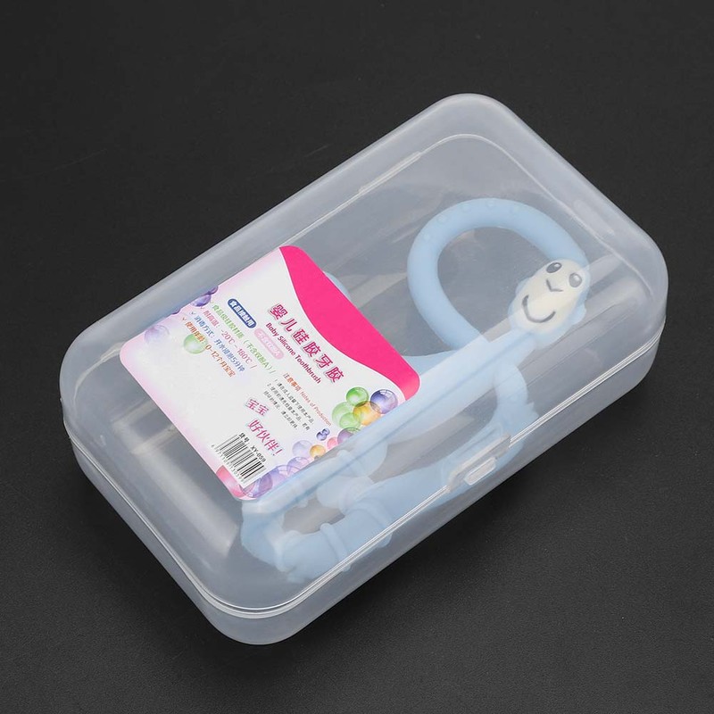 4pcs Cute Monkey Shaped Cartoon Silicone Soft Elastic Baby Teether