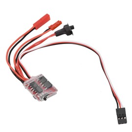 VGEBY 30A Brushed ESC, RC 30A Brushed Motor ESC Stable Performance Electronic Speed Controller With Brake RC Replacement Parts for RC Car