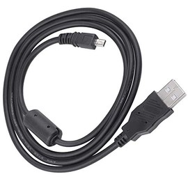 Replacement UC-E6 USB Cable UC-E16 UC-E17 Camera Transfer Data Sync Charging Cord 8Pin Compatible with Coolpix S Series S3700 S6500 S3500 S6600 S6300 Coolpix P Series P100 P530 and More (4.9ft)