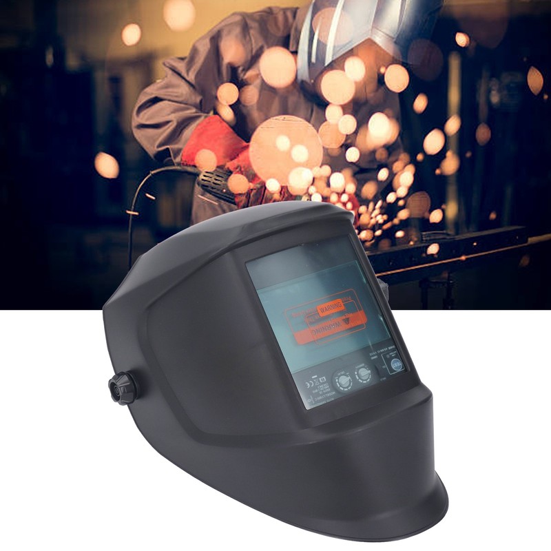 Welding Helmet 100x67mm Large View Screen 4 Sensors Externally Adjustable