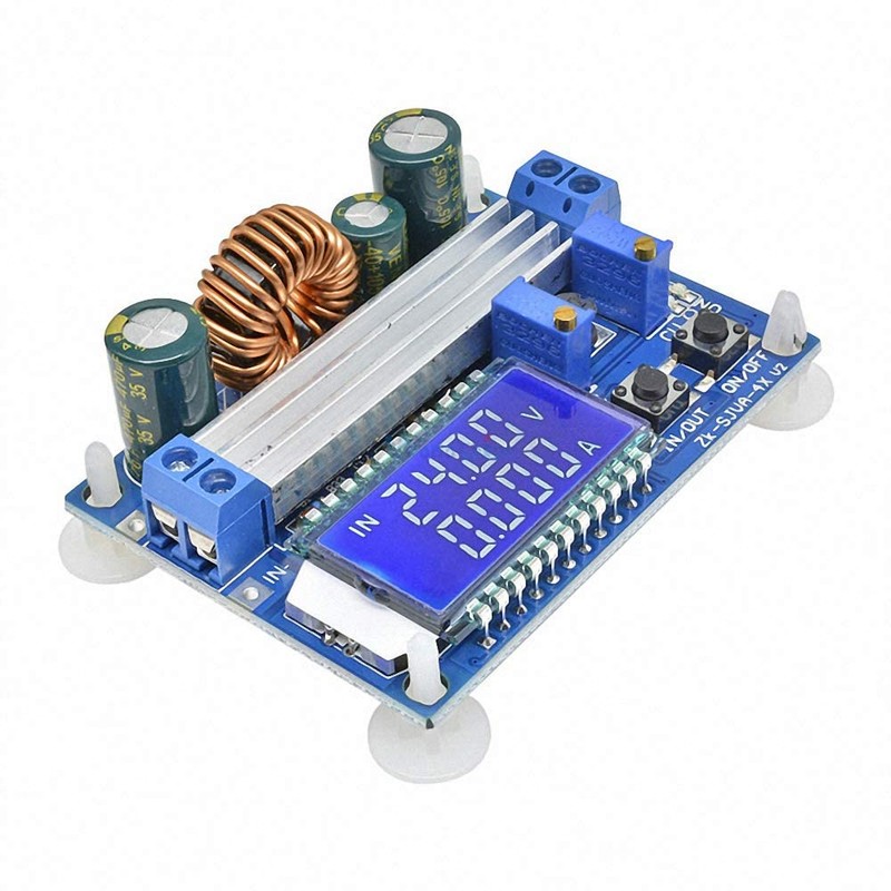 TECNOIOT 2pcs 35W DC 5.5-30V to 0.5-30V LCD Display Step