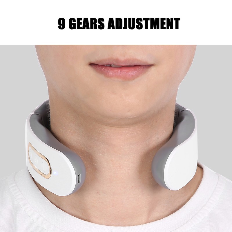 Wireless Neck Massager 9 Gears Adjustment Electric Cervical Vertebra Care