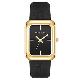 Anne Klein Women's Vegan Leather Strap Watch