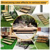 DIYHD Steel Stair Riser 4 Step Stair Stringer for Deck