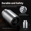 Wine Bottle Stoppers，2-in-1 Vacuum Wine Stopper，Stainless Steel Wine Savers, Reusable