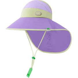 KOCOTREE Baby Sun Hat, Wide Brim Summer Hat for Infants & Toddlers with Adjustable Chin Strap, Purple, Large