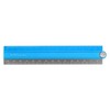 sourcing map Folding Straight Ruler 30cm Metric Aluminum Alloy Ruler