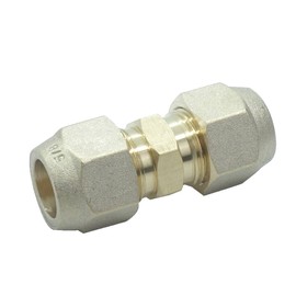 HongBoW Hardware 1 Set Brass Flare Fitting Union Set 5/8" Flare Tube OD SAE 45 Degree Air Conditioning Copper Pipe Extension