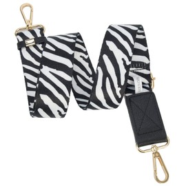 lola mae Wide Shoulder Strap Replacement Adjustable, Removable Guitar Style Multicolor Canvas Crossbody Strap for Handbags (A18)