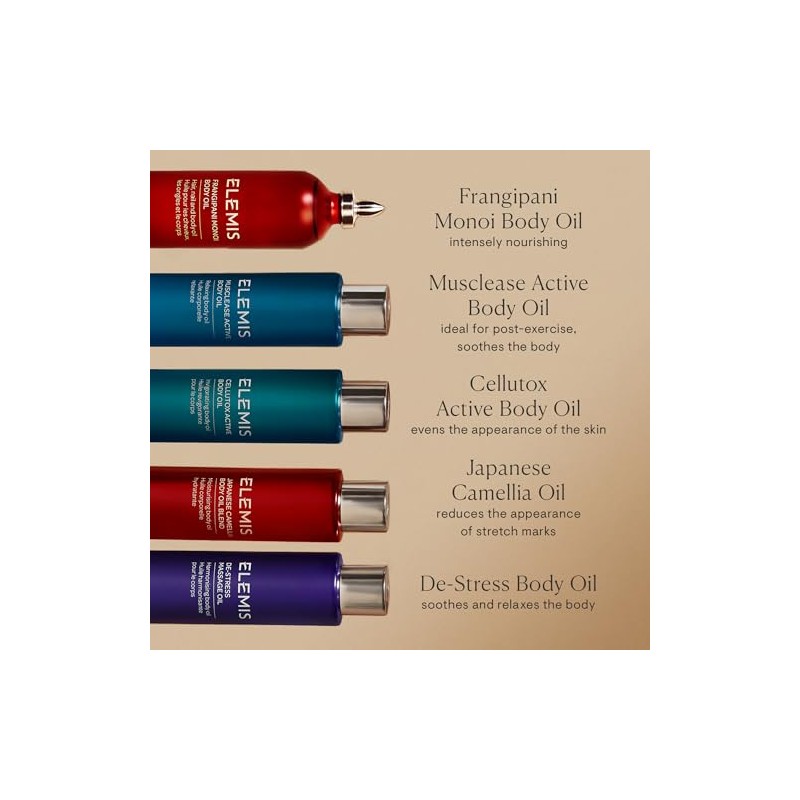 Elemis Cellutox Aceite corporal activo, celulitis y aceite de limpieza