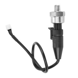 Pressure Transducer, 1/8NPT Thread Stainless Steel Pressure Transducer Sender Sensor 30/100 /150/200/300/500 psi for Oil Fuel Air Water(150psi)