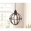 Globe Cage Shade Instant Pendant Light with Screw-in Adapter