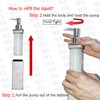 bgl Stainless Steel Soap Dispenser - Chrome Shower Gel Dispenser
